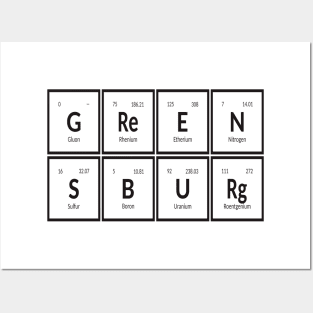 Greensburg City  | Periodic Table Posters and Art